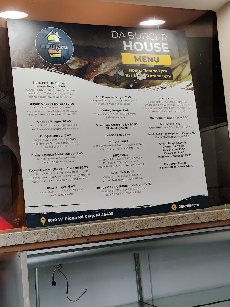 Da Burger House Menu image 2